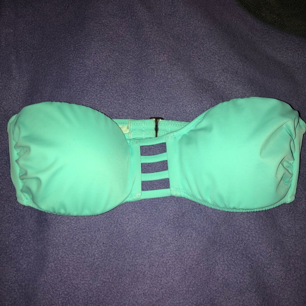 Pink Strapless Swimsuit